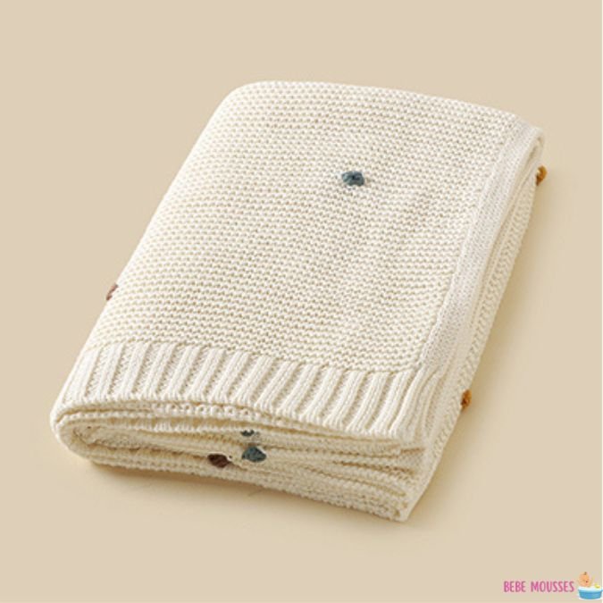 COUVERTURE BEBE EN COTON | Pluie de Tendresse